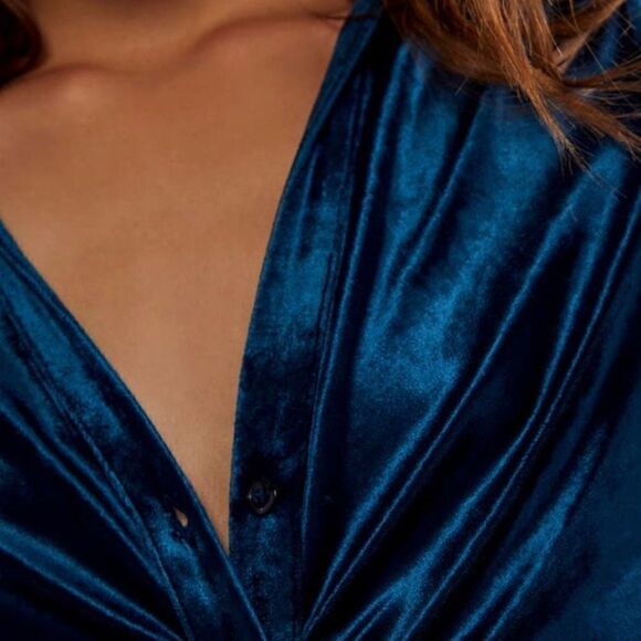 Free People | Shayla Velvet Mini Dress - Picture 4 of 6